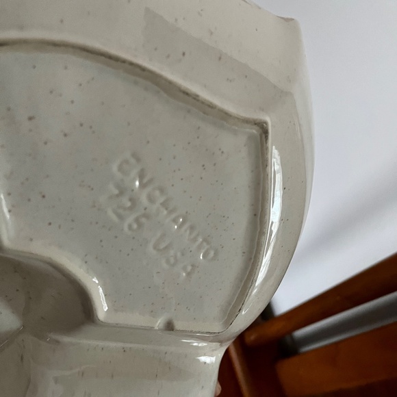 Vintage Enchanto Ceramic Co. Pink Rose Serving Dish - Picture 3 of 3